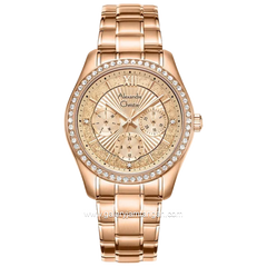 Alexandre Christie ACF 2645 BF Rosegold Stainless Steel Strap