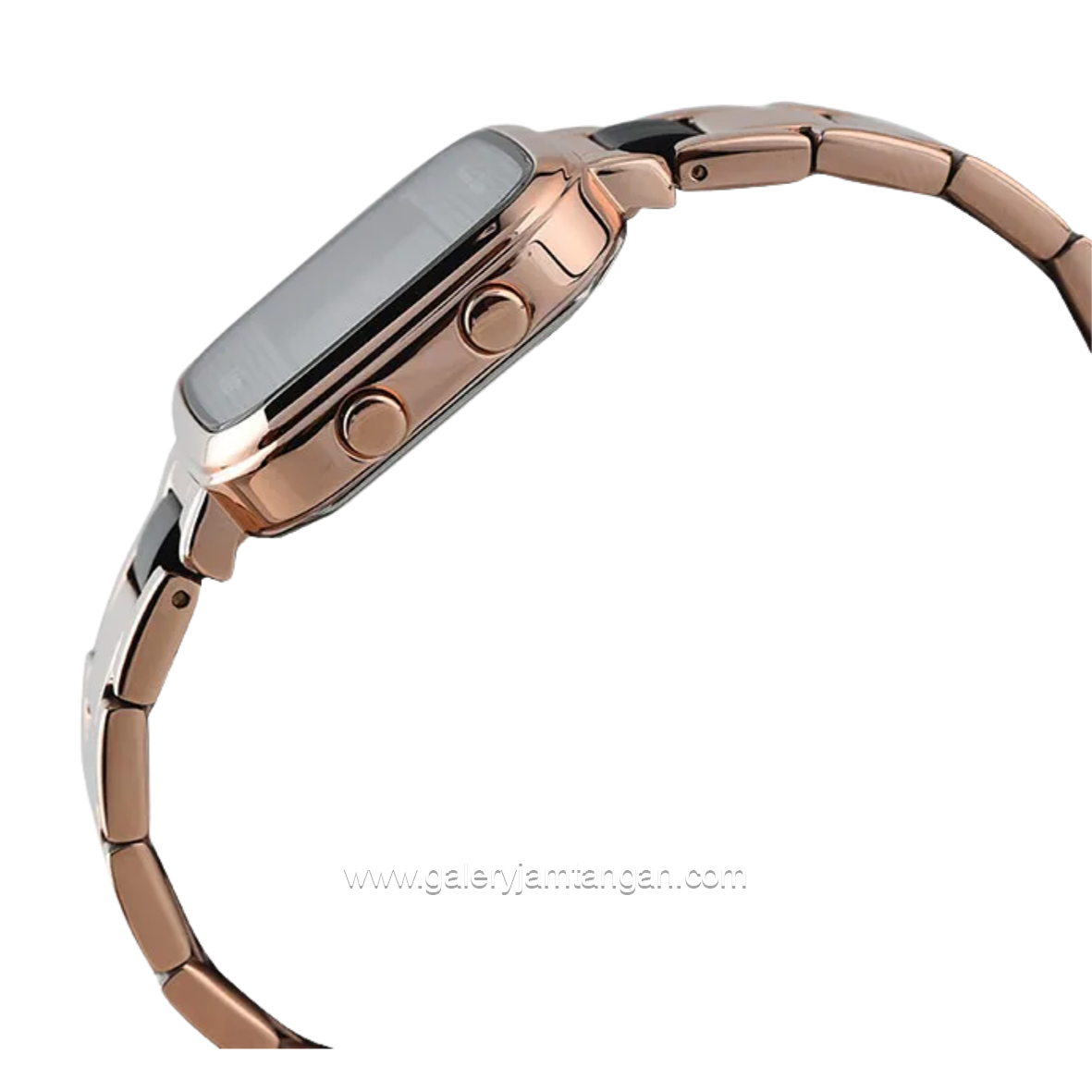 Alexandre Christie Digi AC 9402 LH BRGBA Digital Dial Rose Gold Stainless Steel Strap