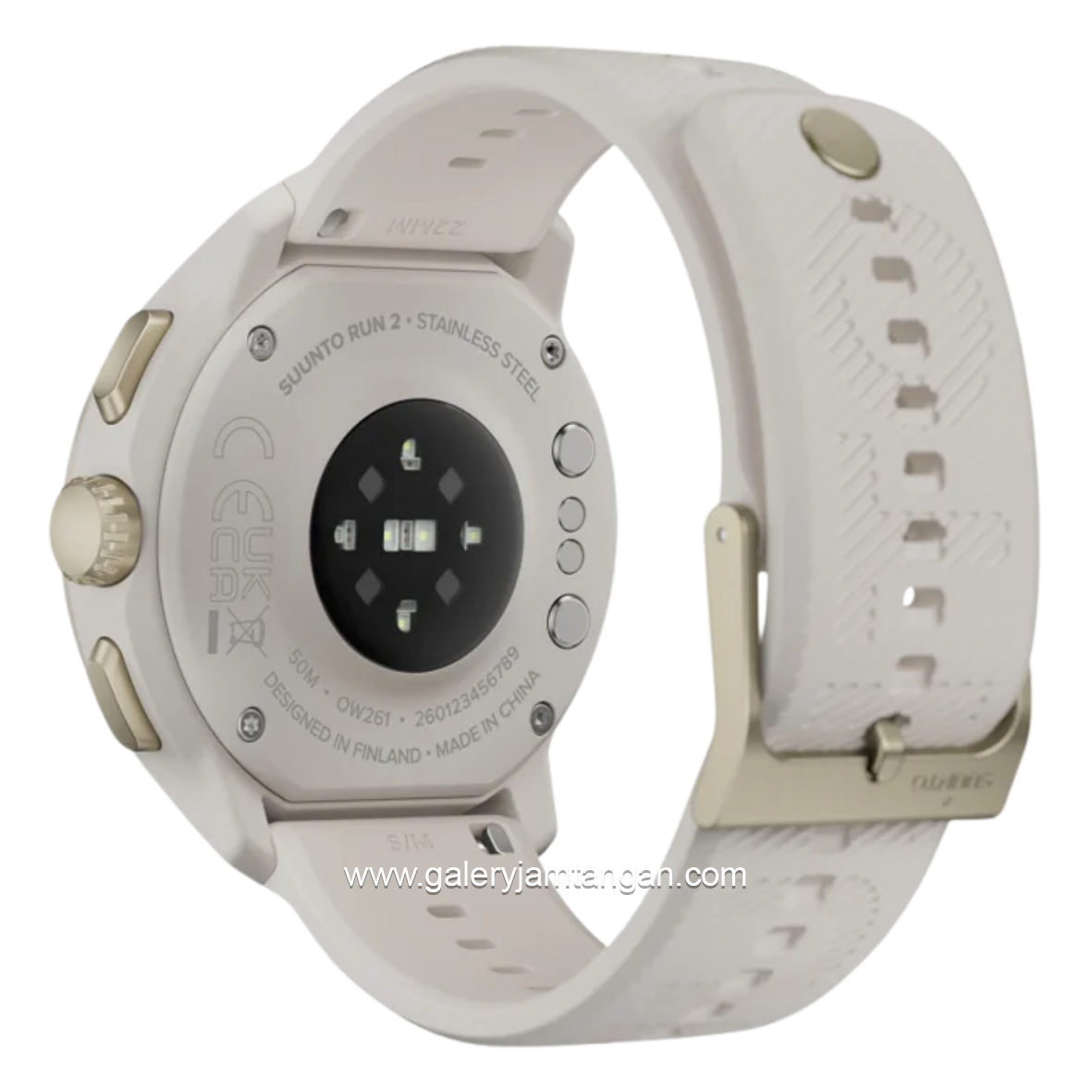 SUUNTO RUN 2 FEATHER GOLD 64GB Silicone Strap