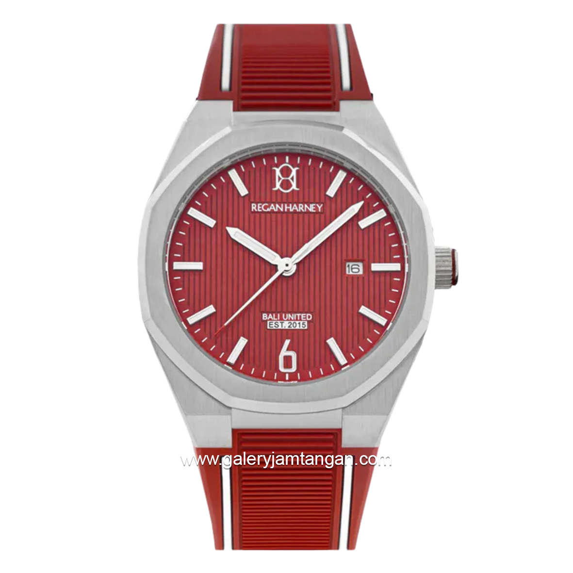 REGAN HARNEY x Bali United RH001-07L Red Dial Red Rubber Strap Limited Release