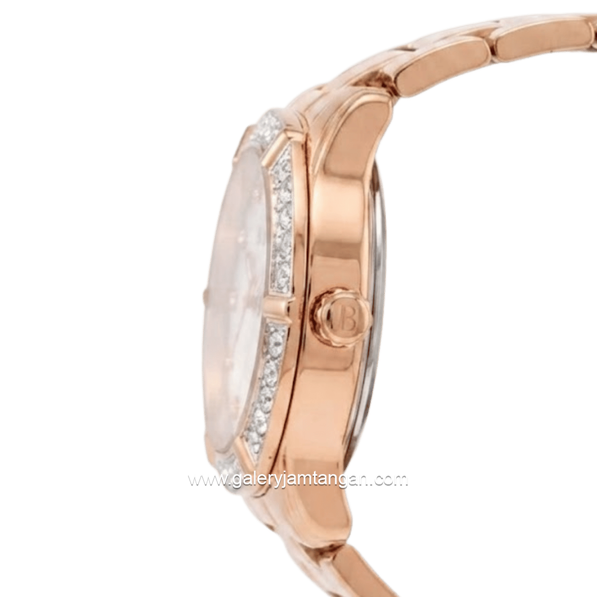 BONIA ROSSO BNR10988-2517S Rose Gold Dial White Stainless Steel Strap