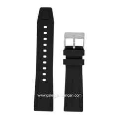 Alexandre Christie Black Rubber Strap Original