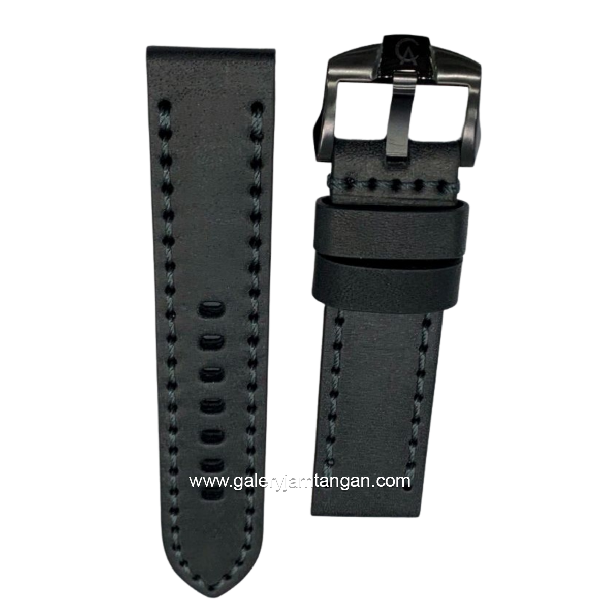 Alexandre Christie Black Leather Strap Original