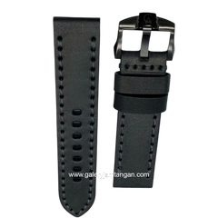 Alexandre Christie Black Leather Strap Original