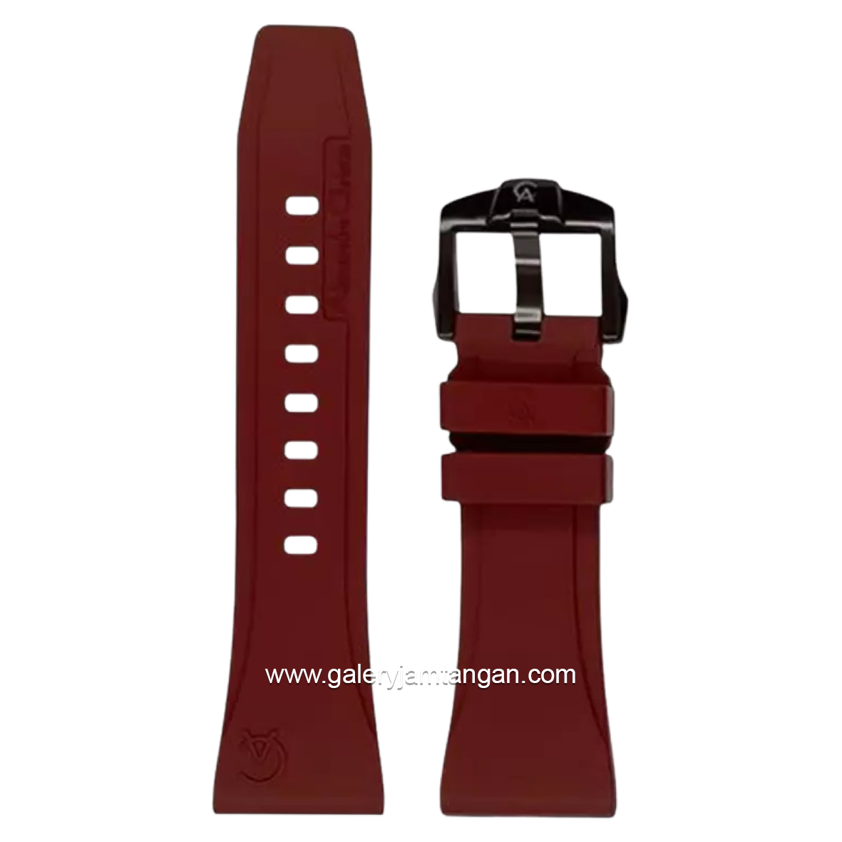 Alexandre Christie Red Rubber Strap Original