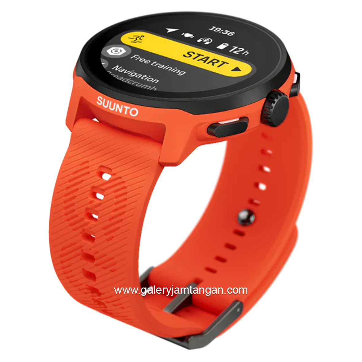 SUUNTO RUN CORAL ORANGE Silicone Strap