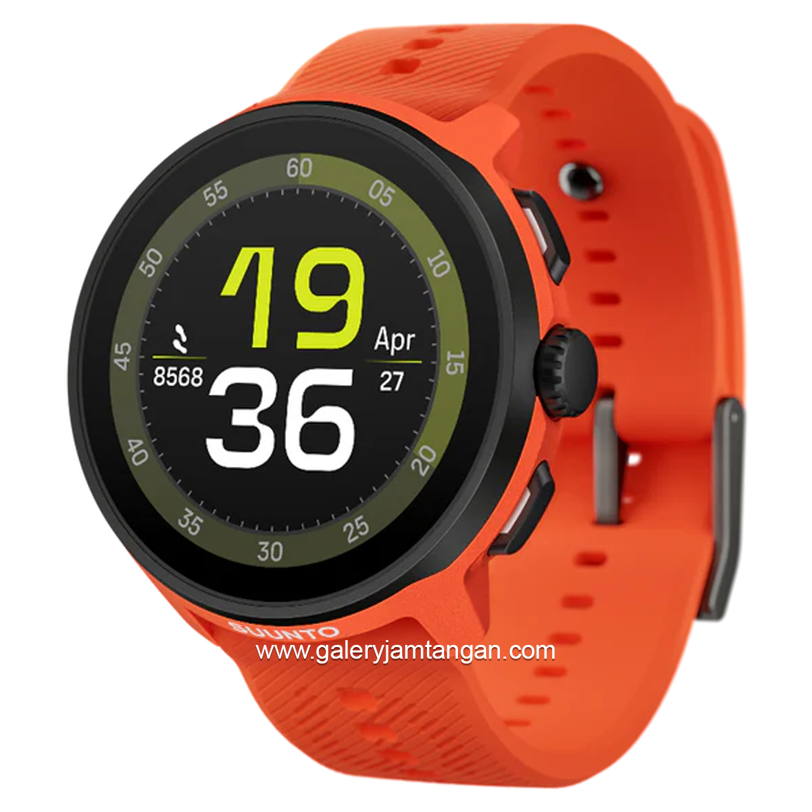 SUUNTO RUN CORAL ORANGE Silicone Strap
