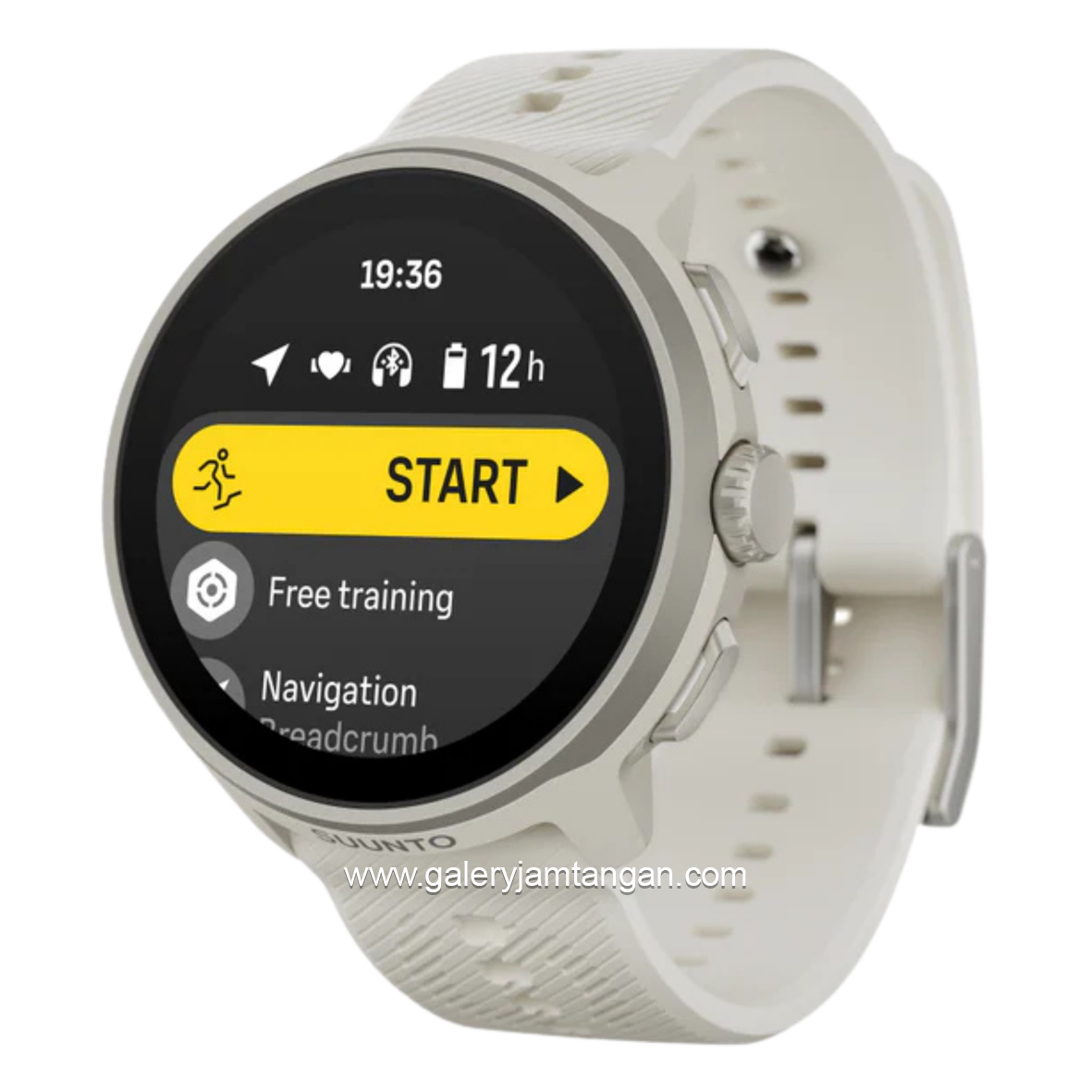 SUUNTO RUN FROST GREY Silicone Strap