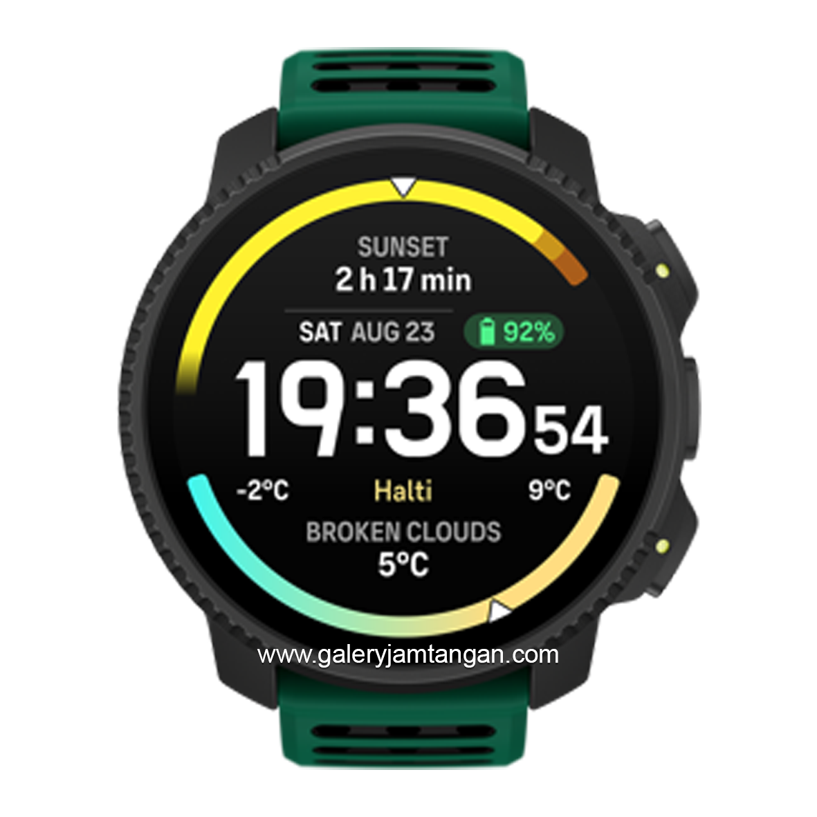 SUUNTO VERTICAL 2 PINE GREEN Silicone Strap