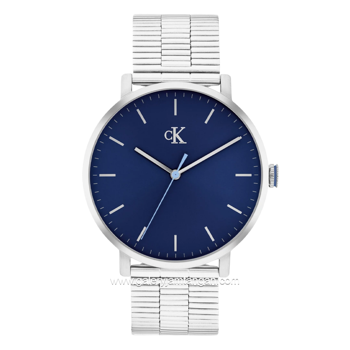 CALVIN KLEIN 25200548 Silver Dial Blue Stainless Steel Strap