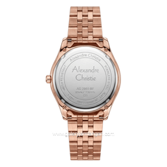 Alexandre Christie AC 2496 BFBRGLN1 Rose Gold Dial Dual Tone Stainless Steel Strap