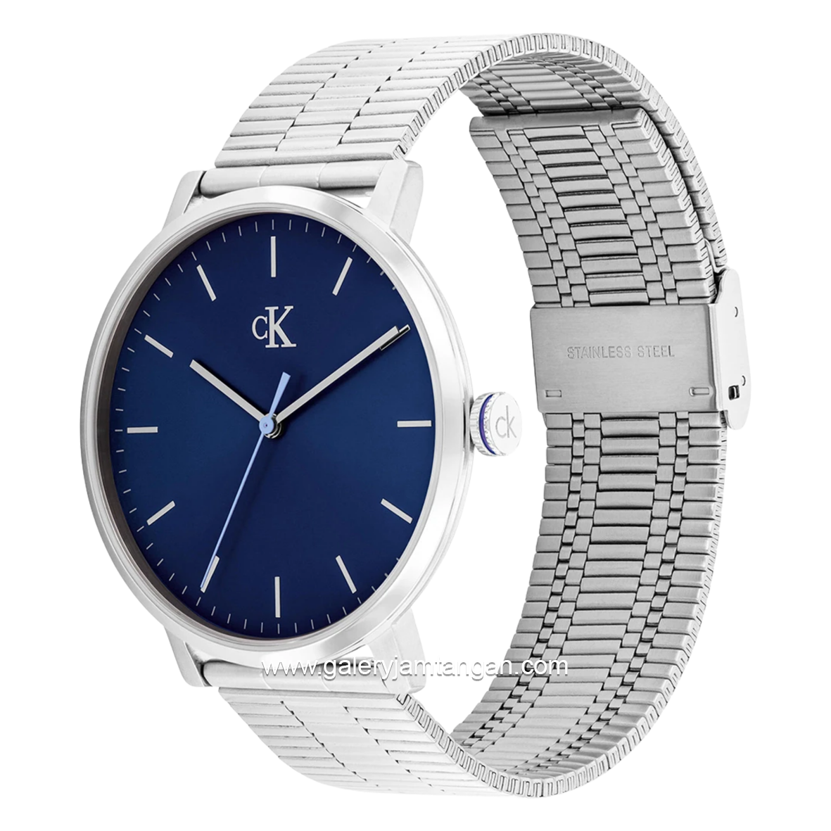 CALVIN KLEIN 25200548 Silver Dial Blue Stainless Steel Strap