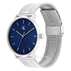 CALVIN KLEIN 25200548 Silver Dial Blue Stainless Steel Strap