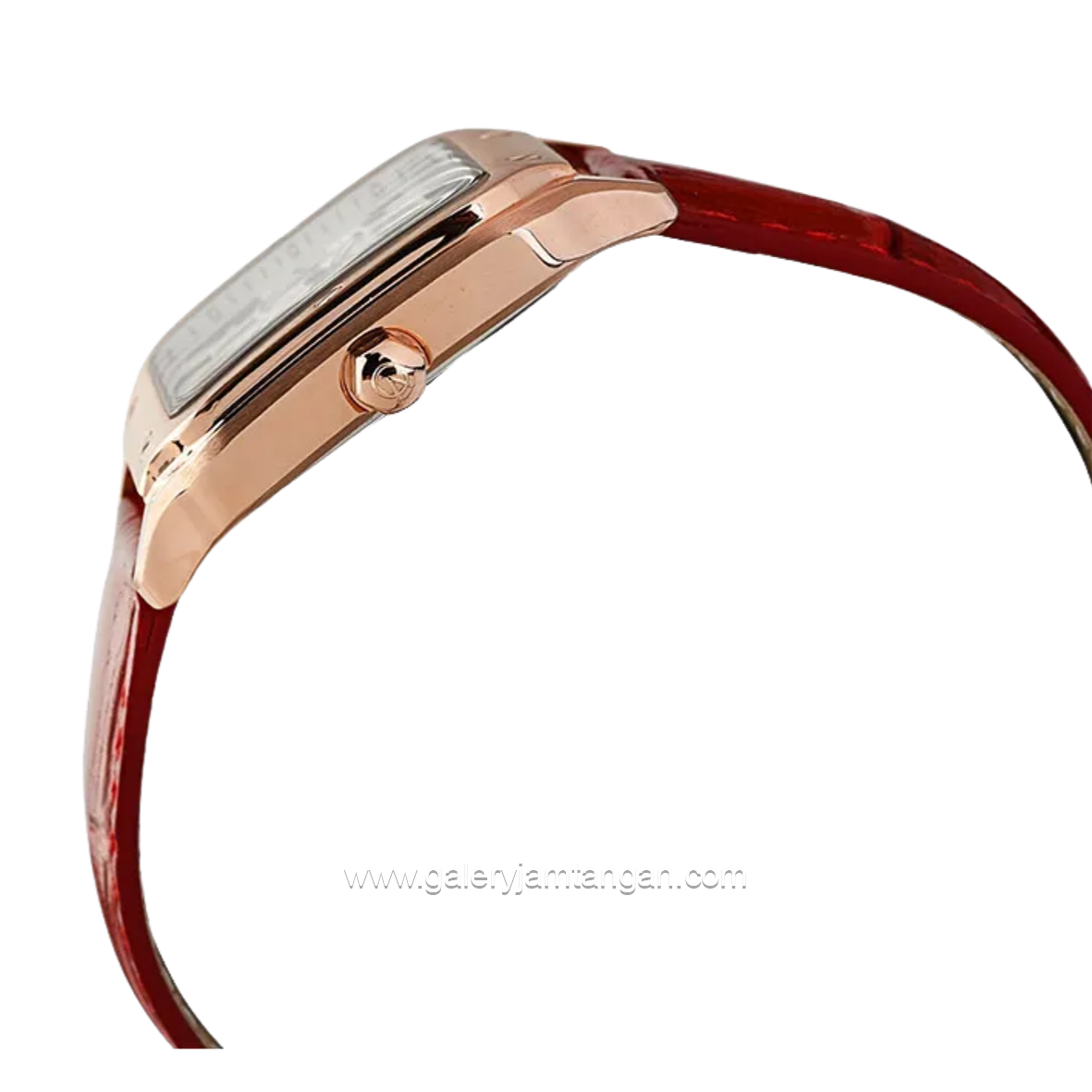 Alexandre Christie Multifunction AC 2B18 BFLRGSLRE Red Rosegold Leather Strap
