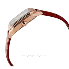 Alexandre Christie Multifunction AC 2B18 BFLRGSLRE Red Rosegold Leather Strap