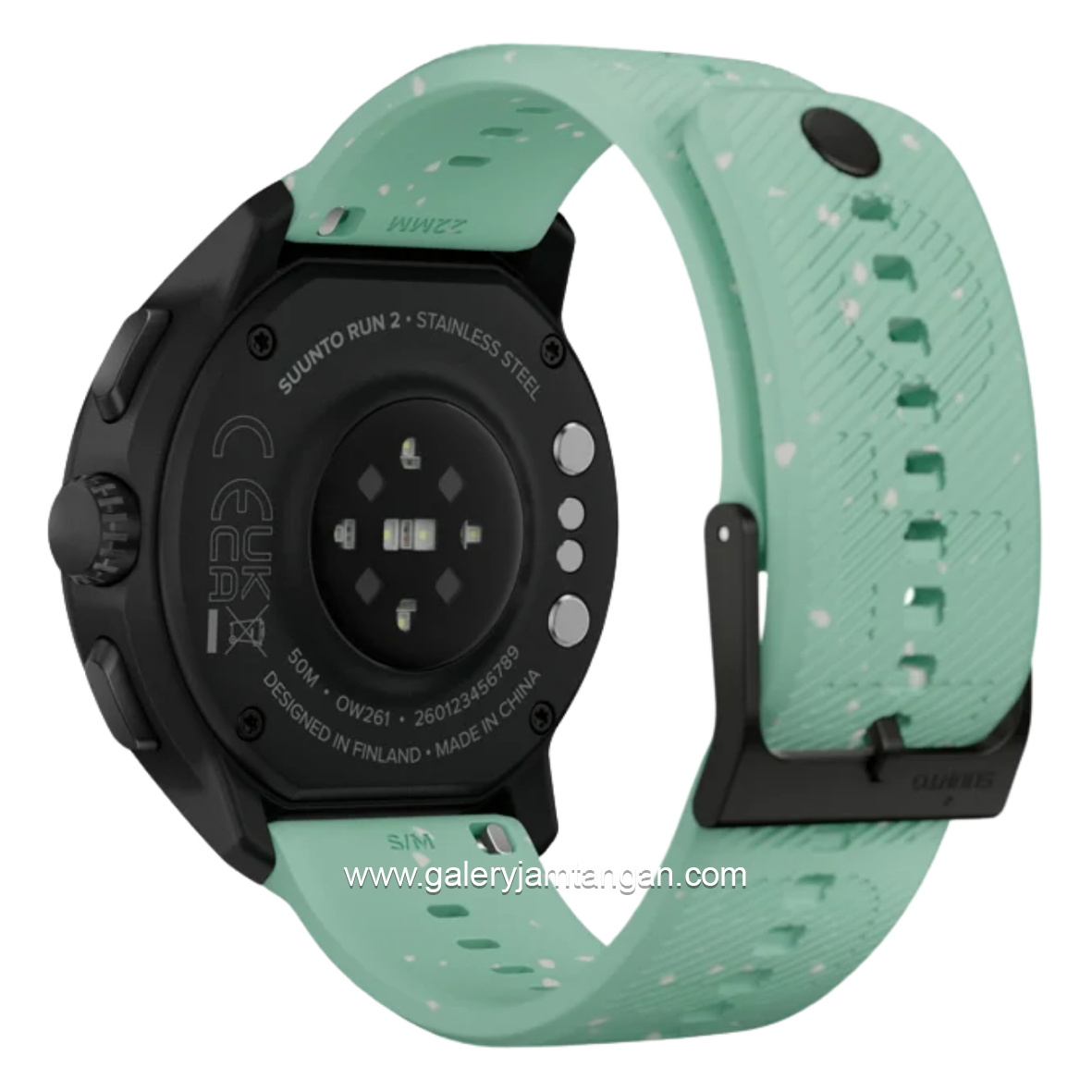SUUNTO RUN 2 ALOE GREEN 64GB Silicone Strap