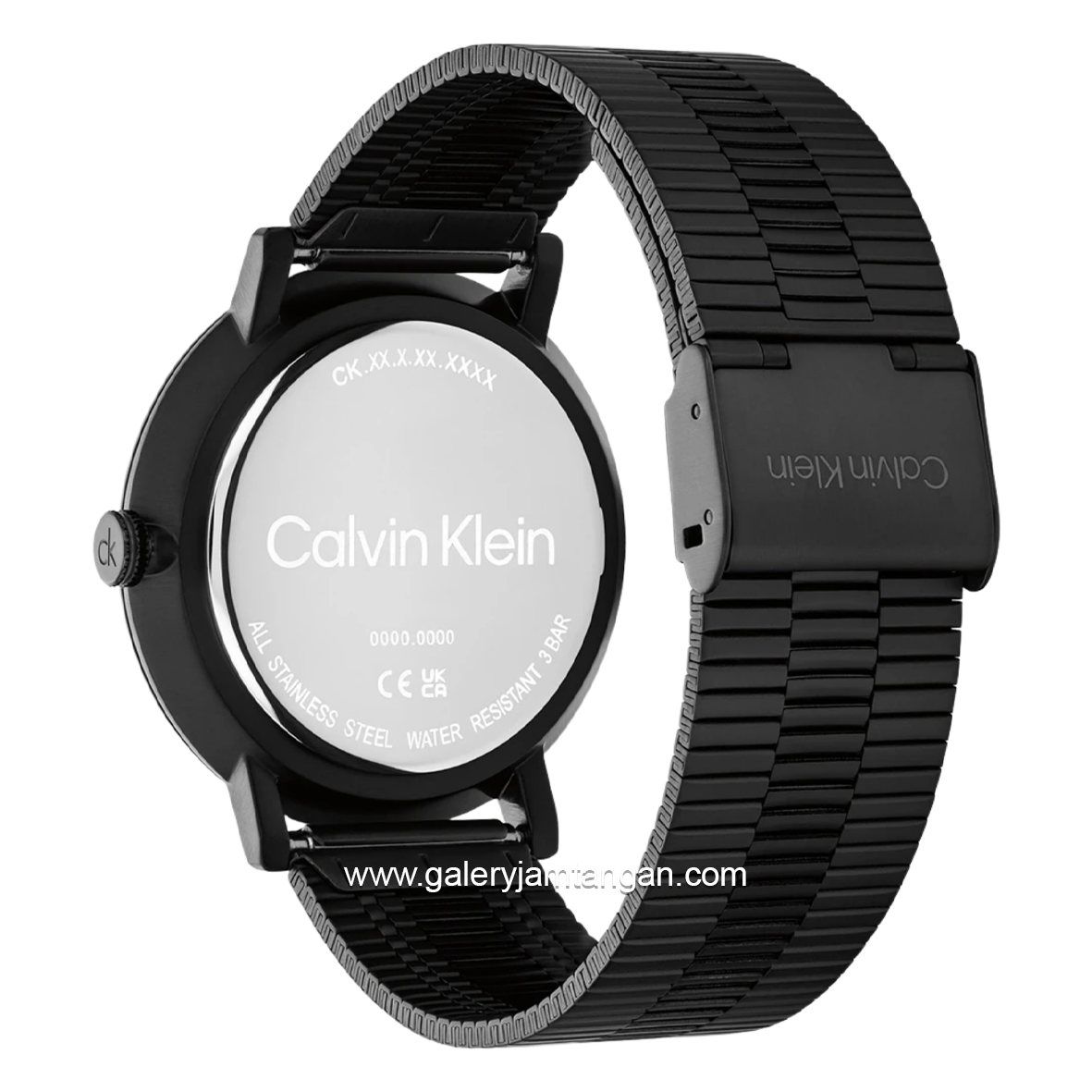 CALVIN KLEIN 25200550 Black Jarum Red Stainless Steel Strap