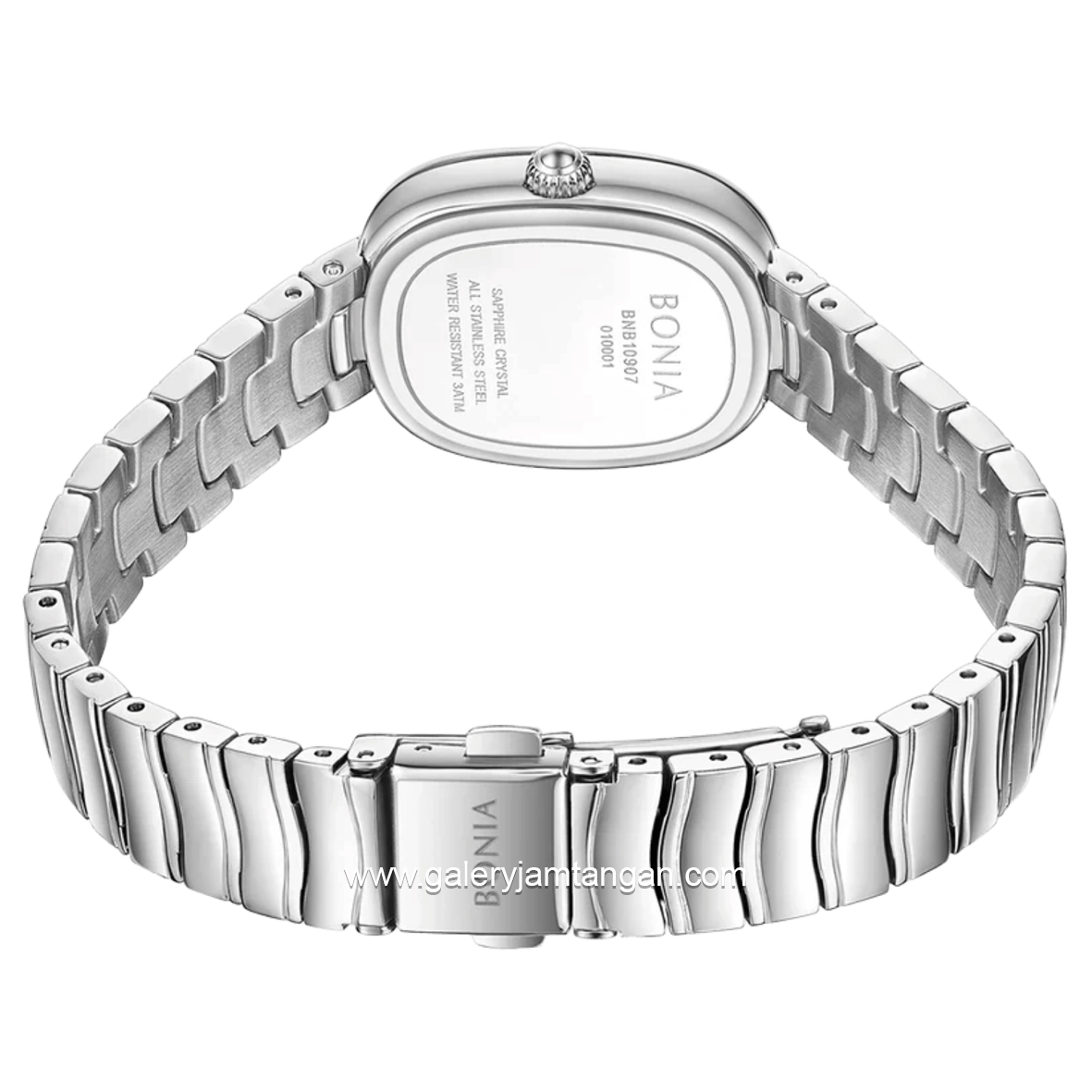 BONIA BNB10907-2372 Silver Dial Pink Stainless Steel Strap