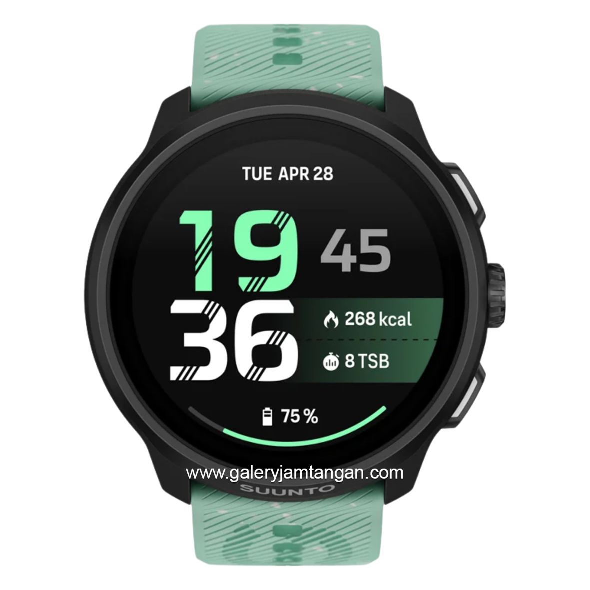 SUUNTO RUN 2 ALOE GREEN 64GB Silicone Strap