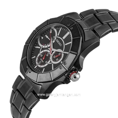 SEIKO Lord SNT031J1 Quartz Black Dial Black Stainless Steel Strap