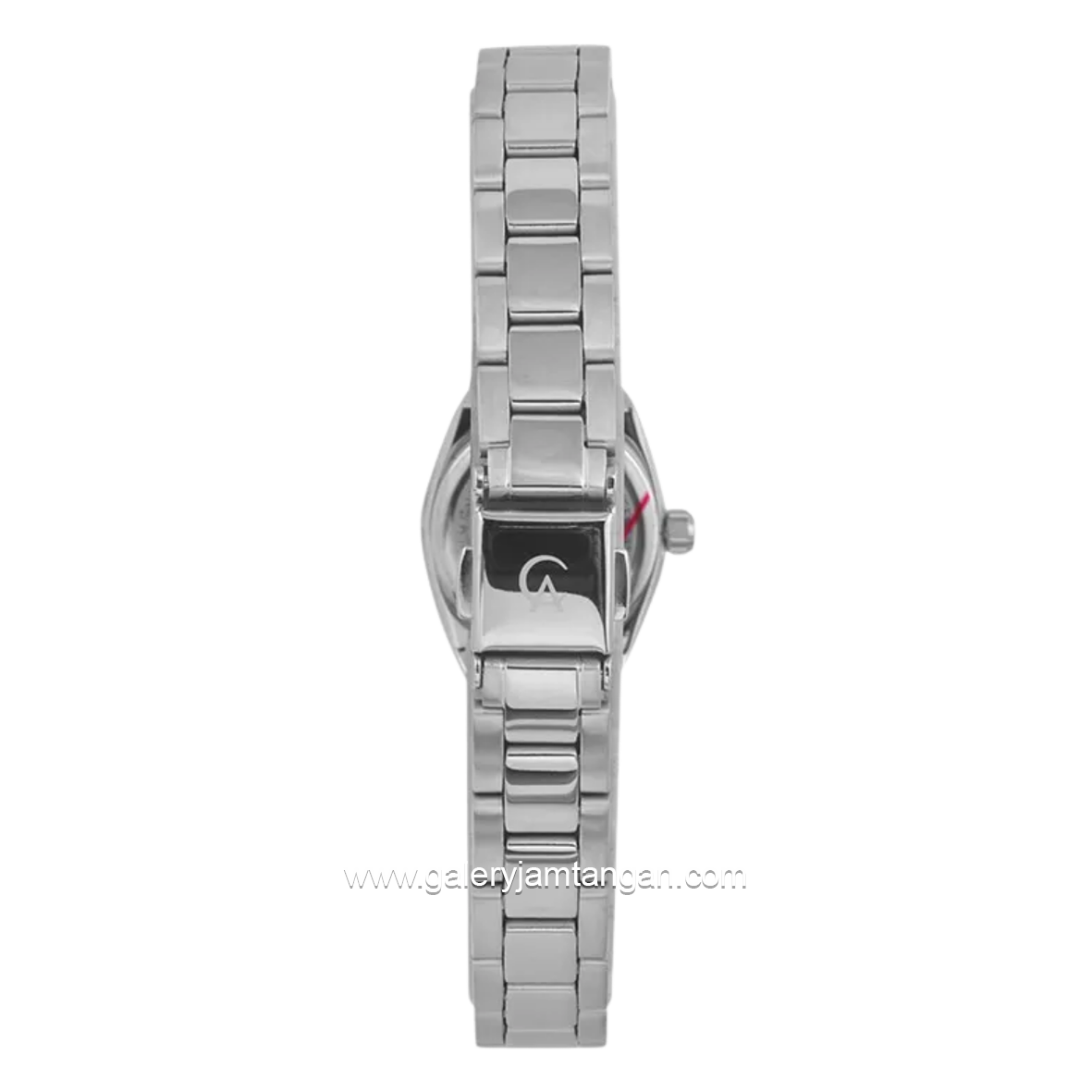 Alexandre Christie AC 2B67 LH Silver Dial Pink Stainless Steel Strap