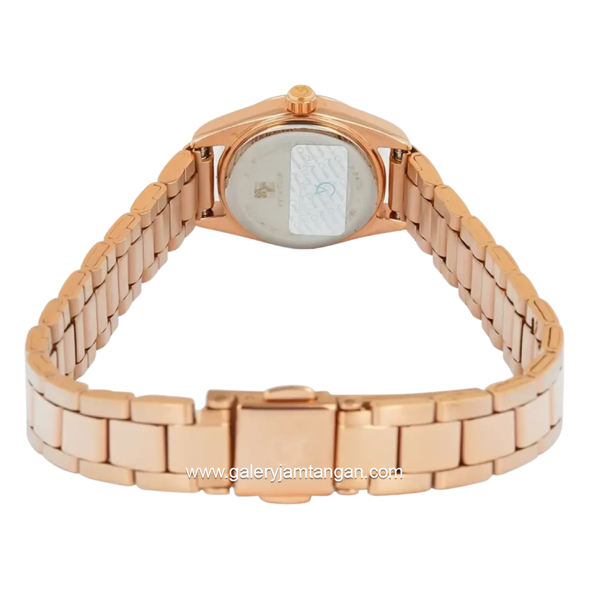 Alexandre Christie Passion AC 2C17 LHFRGMS MOP Dial Rose Gold Stainless Steel Strap