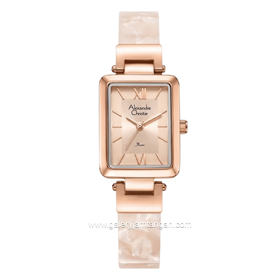 Alexandre Christie AC 2C05 LHBRGLNPN Dial Pink Stainless Steel Strap