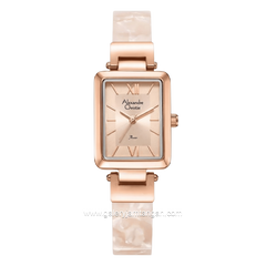 Alexandre Christie AC 2C05 LHBRGLNPN Dial Pink Stainless Steel Strap