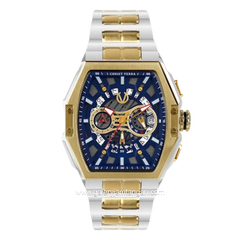 CHRIST VERRA CV 12381G-13 White Gold Stainless Steel Strap