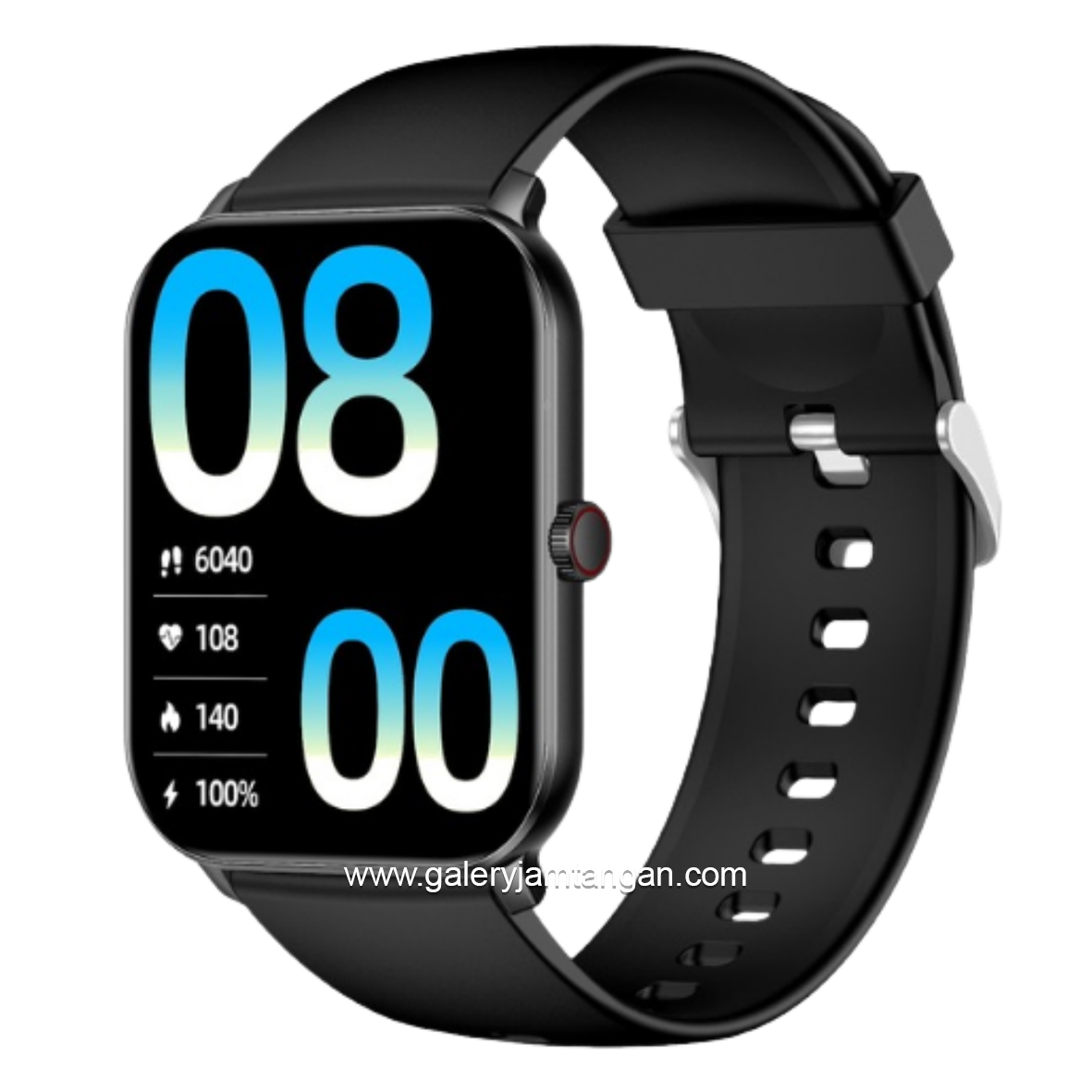 VIVAN SMARTWATCH VWF18 BLACK Rubber Strap
