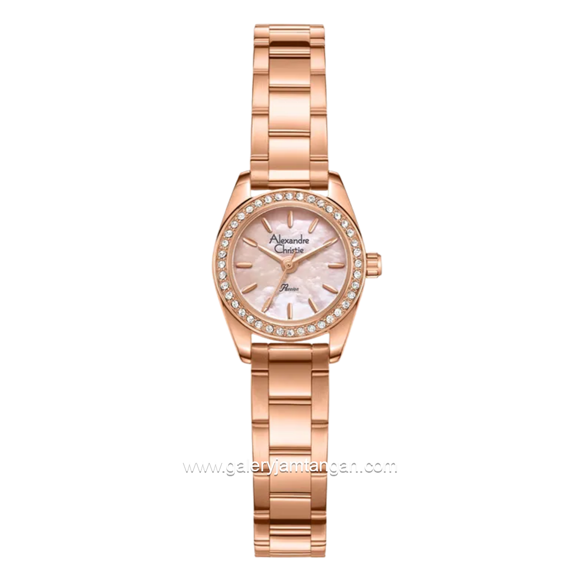 Alexandre Christie Passion AC 2C17 LHFRGMN MOP Dial Rose Gold Stainless Steel Strap