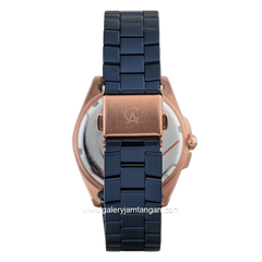 Alexandre Christie AC 2977 BF BURBU Dark Blue Dial Dark Blue Stainless Steel Strap