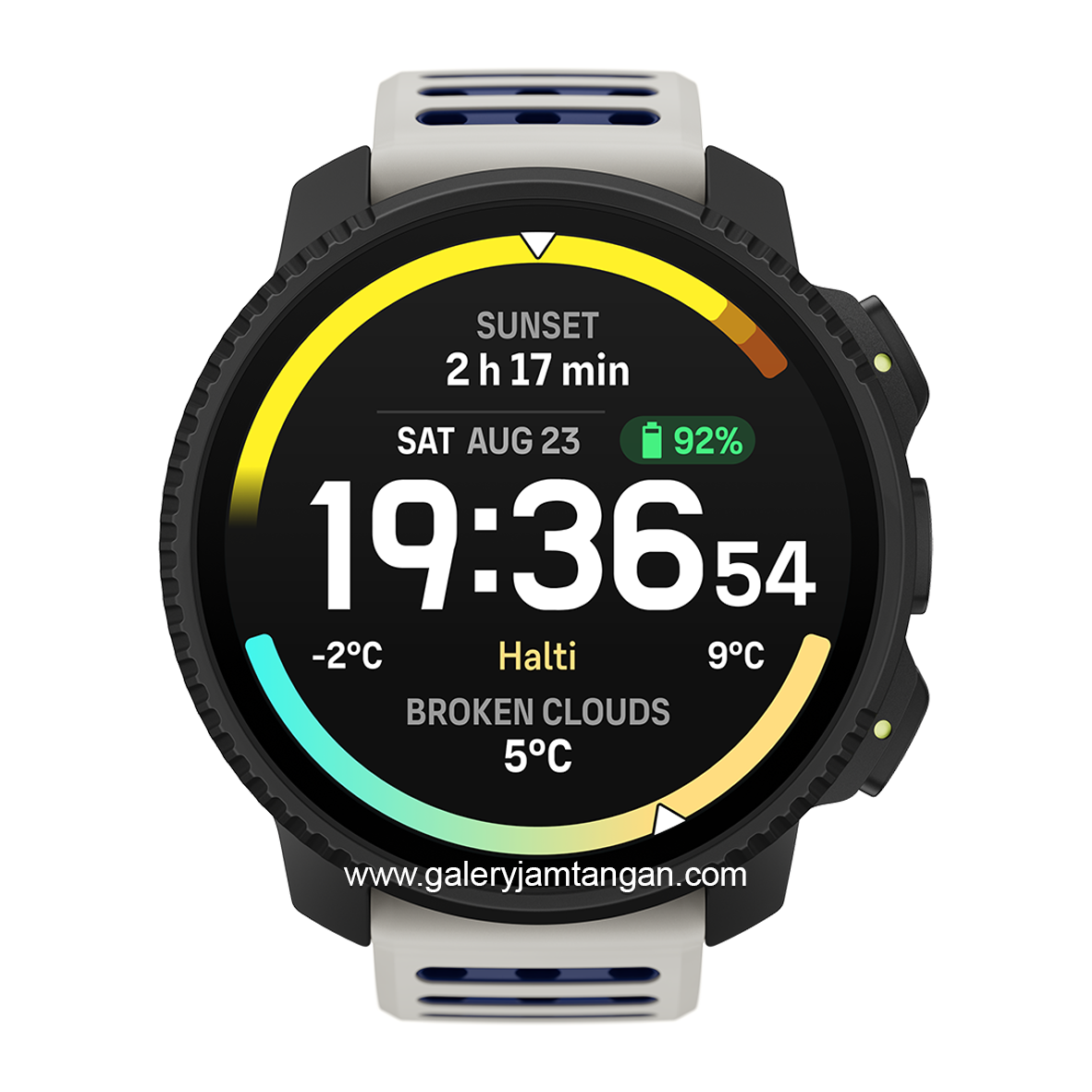 SUUNTO VERTICAL 2 ARCTIC GRAY Silicone Strap