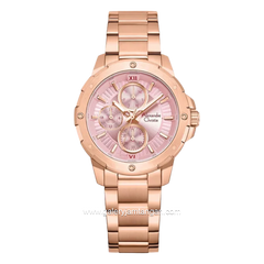 Alexandre Christie AC 6410 BF BRGPN-2 Pink Dial Rose Gold Stainless Steel Strap