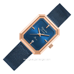 Alexandre Christie Passion AC 2B29 LD BURBU-2 Blue Dial Blue Mesh Strap