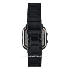 Alexandre Christie Digi AC 9402 LH BIPBA Digital Dial Black Stainless Steel Strap