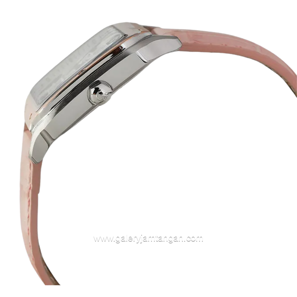 Alexandre Christie Multifunction AC 2B18 BFLTRSLPN Pink Silver Leather Strap