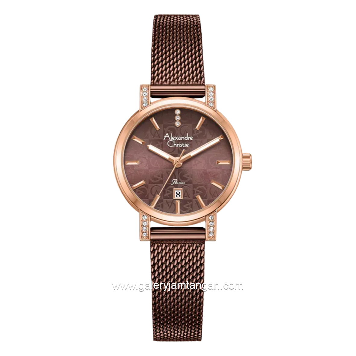 Alexandre Christie Passion AC 2C20 LD Ladies Mesh Stainless Steel Strap