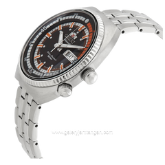 ORIENT REVIVAL RA-AA0E05B19B Automatic Silver Dial Black White With Orange Stainless Steel