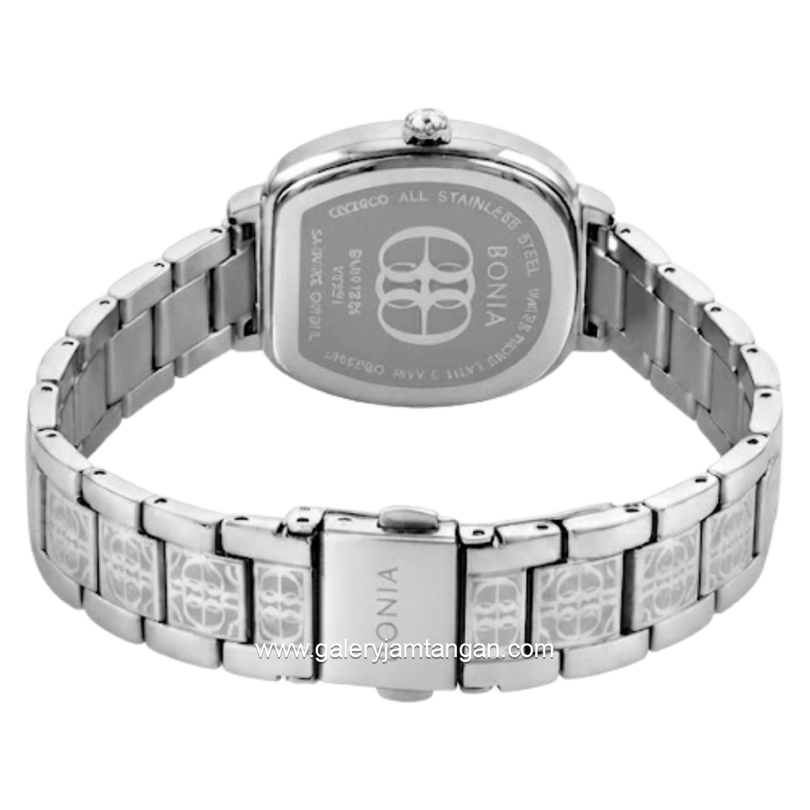 BONIA BNB10765-2377 Silver Dial Pink Stainless Steel Strap