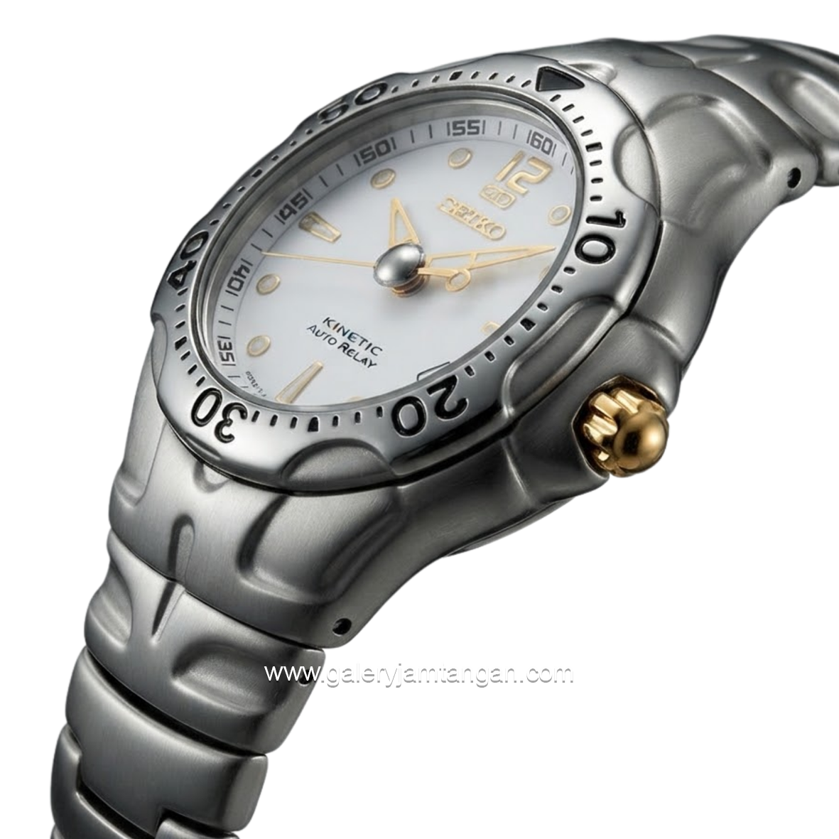 SEIKO Kinetic Auto Relay SMA033 Stainless Steel Strap