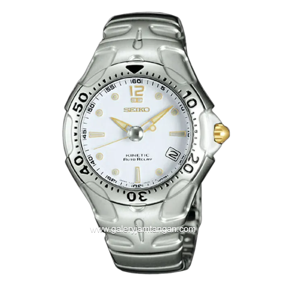 SEIKO Kinetic Auto Relay SMA033 Stainless Steel Strap