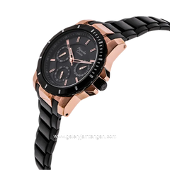 Alexandre Christie Passion AC 6141 BF Black Chronograph Stainless Steel Stap