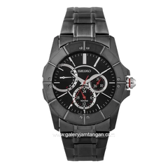 SEIKO Lord SNT031J1 Quartz Black Dial Black Stainless Steel Strap
