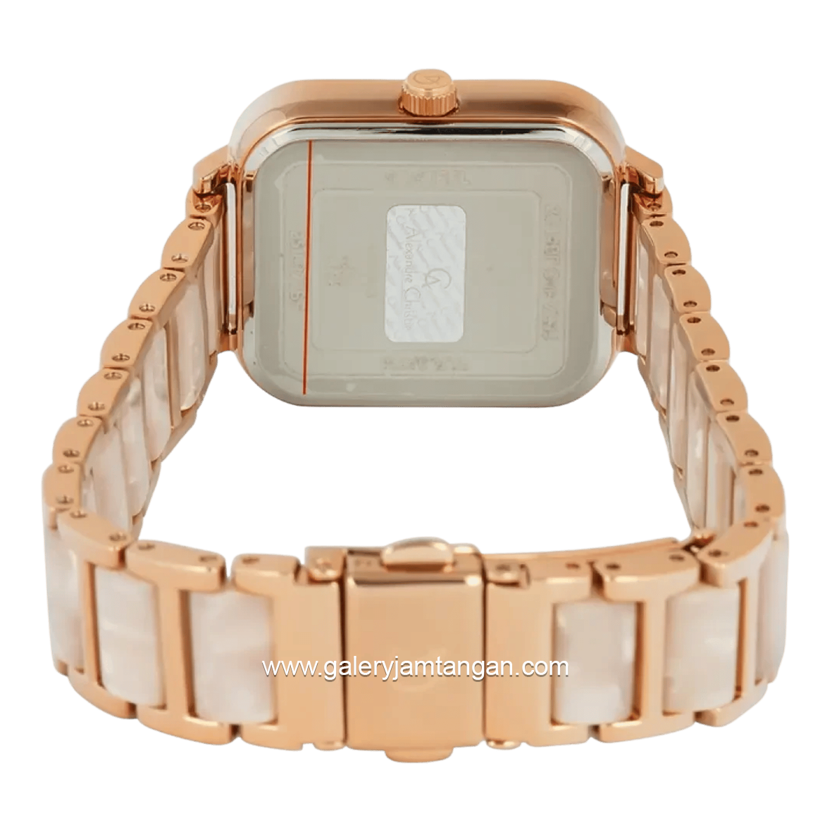 Alexandre Christie Passion AC 2C14 BFBRGPN Pink Dial St Steel Acetate Strap
