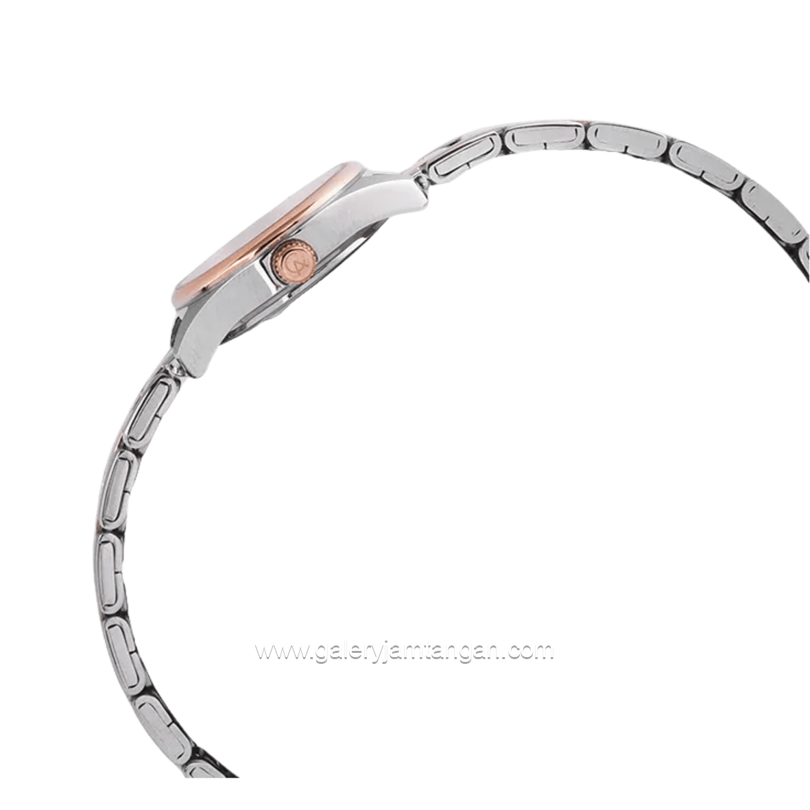 Alexandre Christie AC 2B68 LHBTRSL Combination Rosegold Silver Stainless Steel Strap